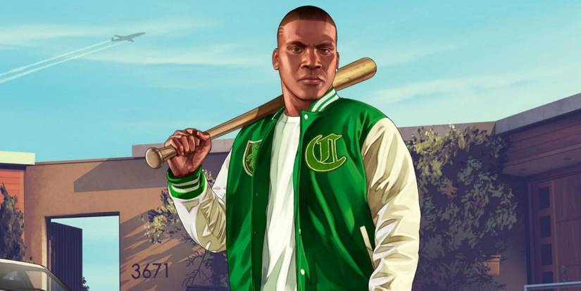 gta 5 franklin clinton official art green jacket