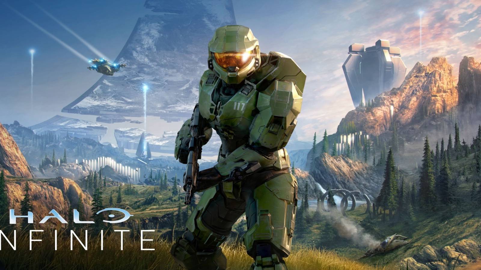 halo infinite master chief key art