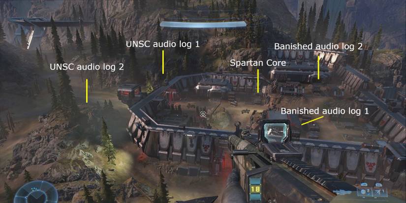 halo infinite redoubt of sunderling collectibles