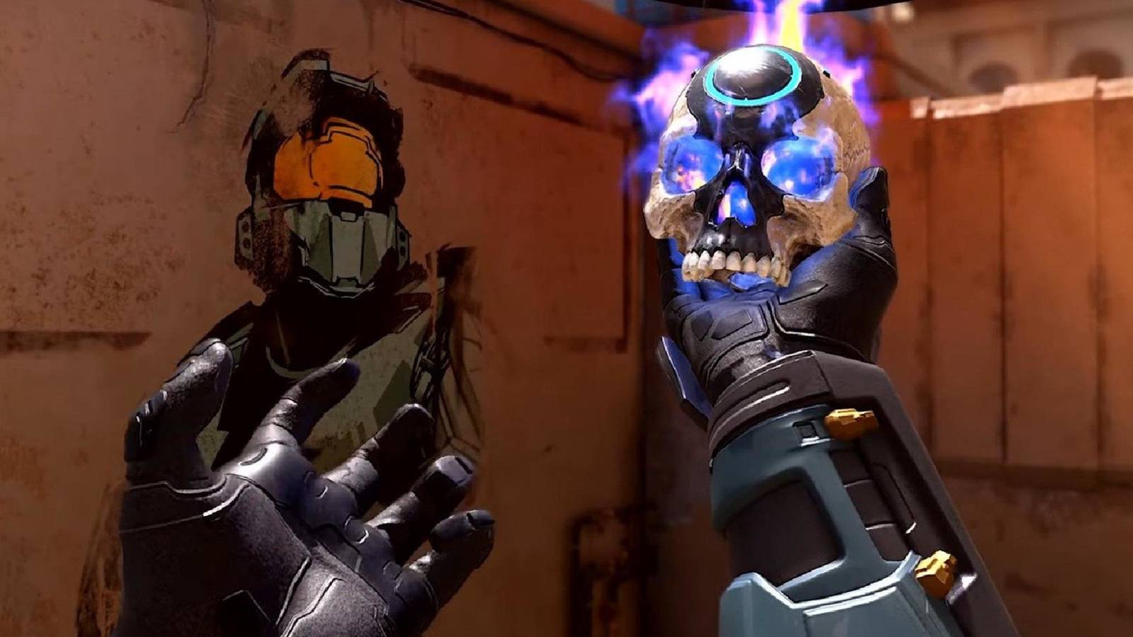 halo infinite skull hand