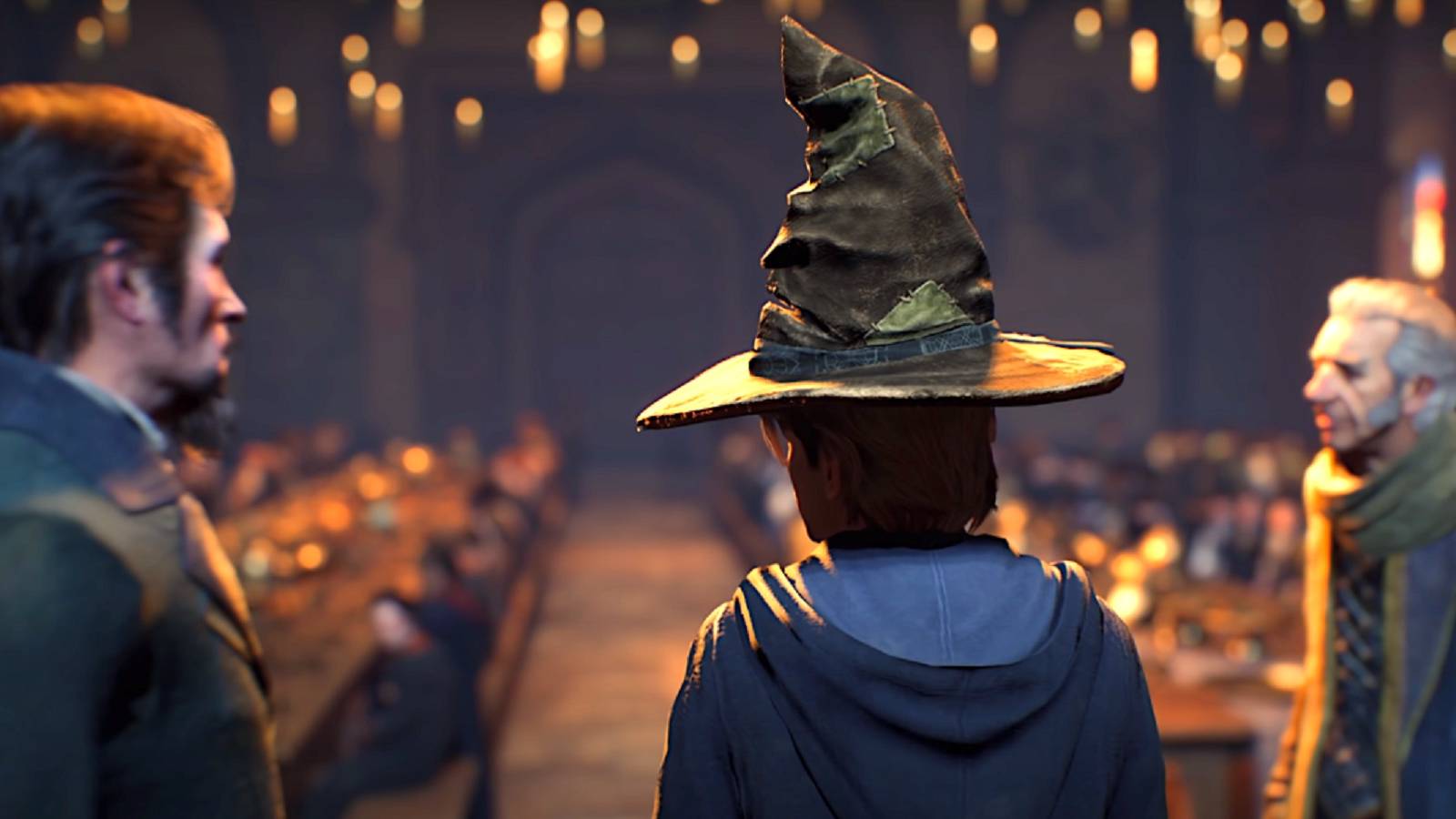 hogwarts legacy sorting from behind feature