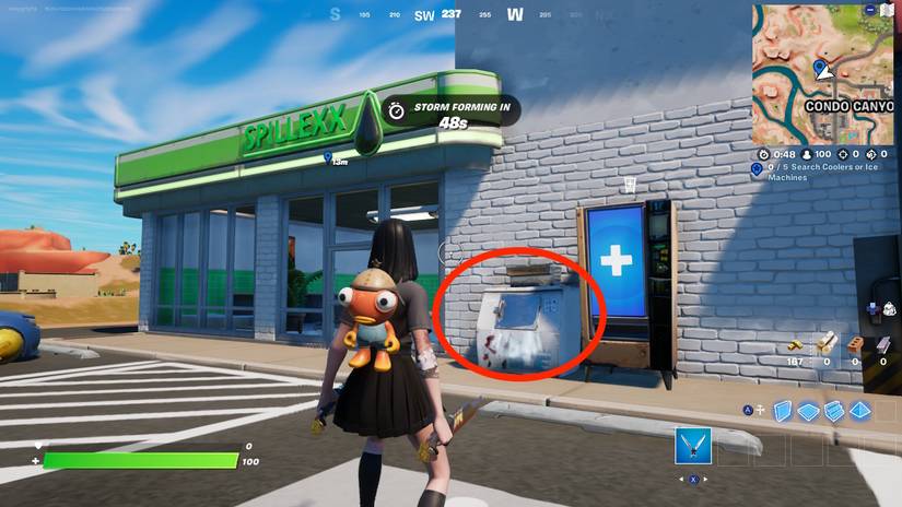 ice machine fortnite condo canyon 1