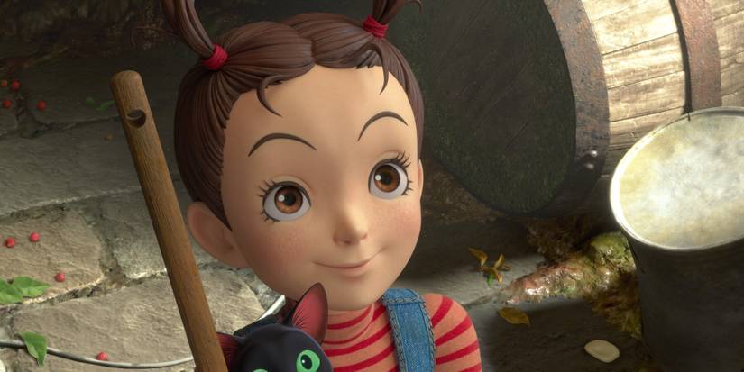 Earwig staring bright-eyed at something above her