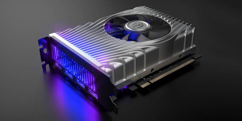 An image of an Intel DG1 graphics card.