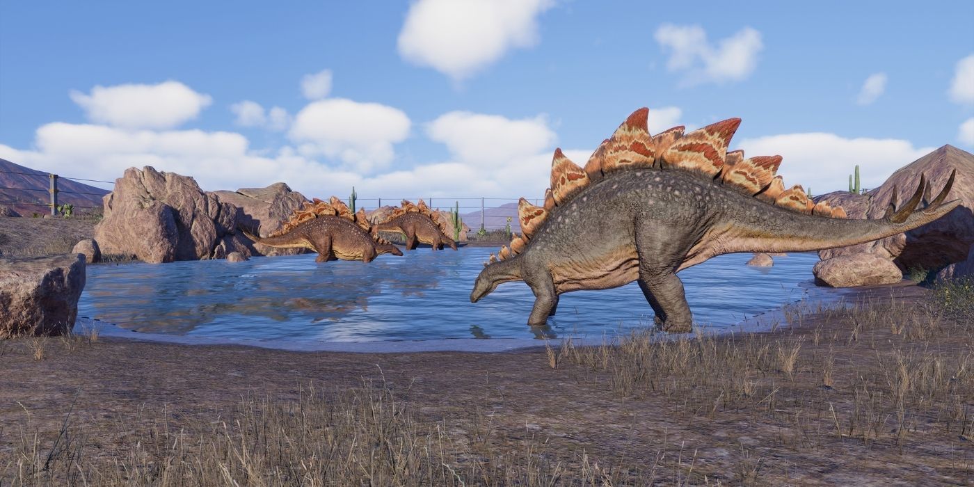 jurassic world evolution 2 dinosaur by the water