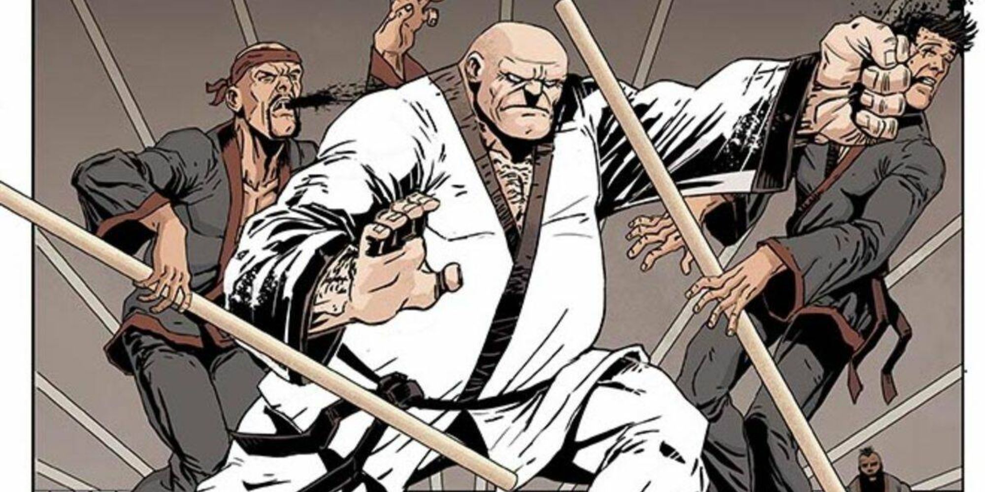 kingpin against martial artists in marvel