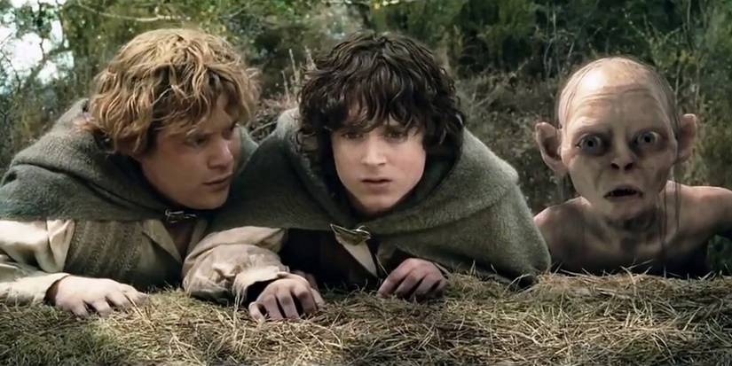 lotr sam frodo and gollum Cropped