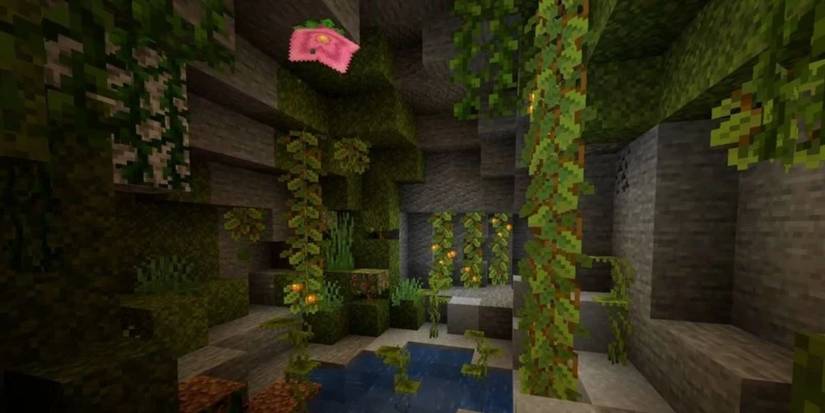 lush caves minecraft 1.18 update biome