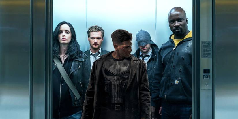 Jessica Jones, Danny Rand, Punisher, Daredevil, and Luke Cage