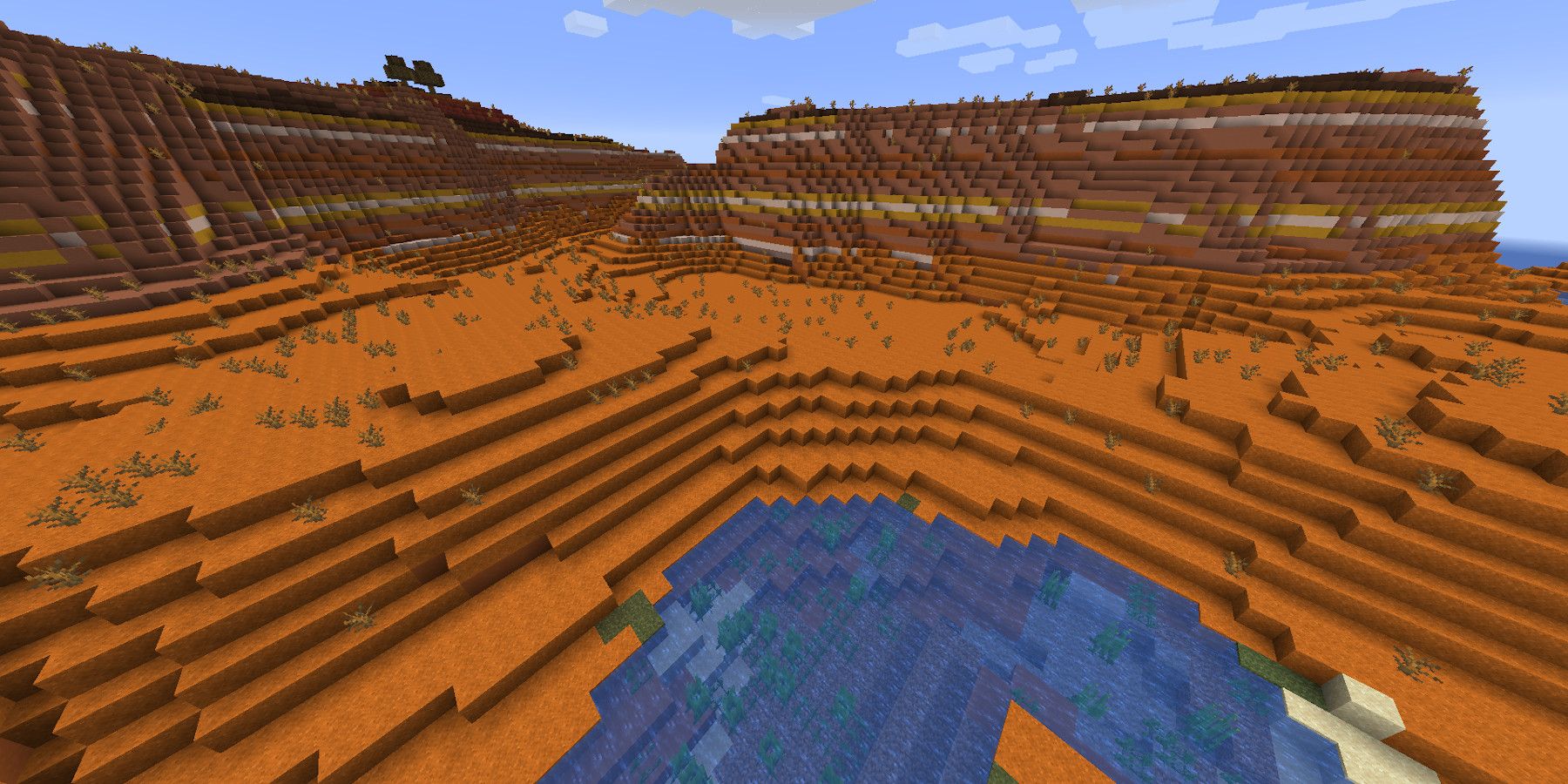 minecraft badlands gold