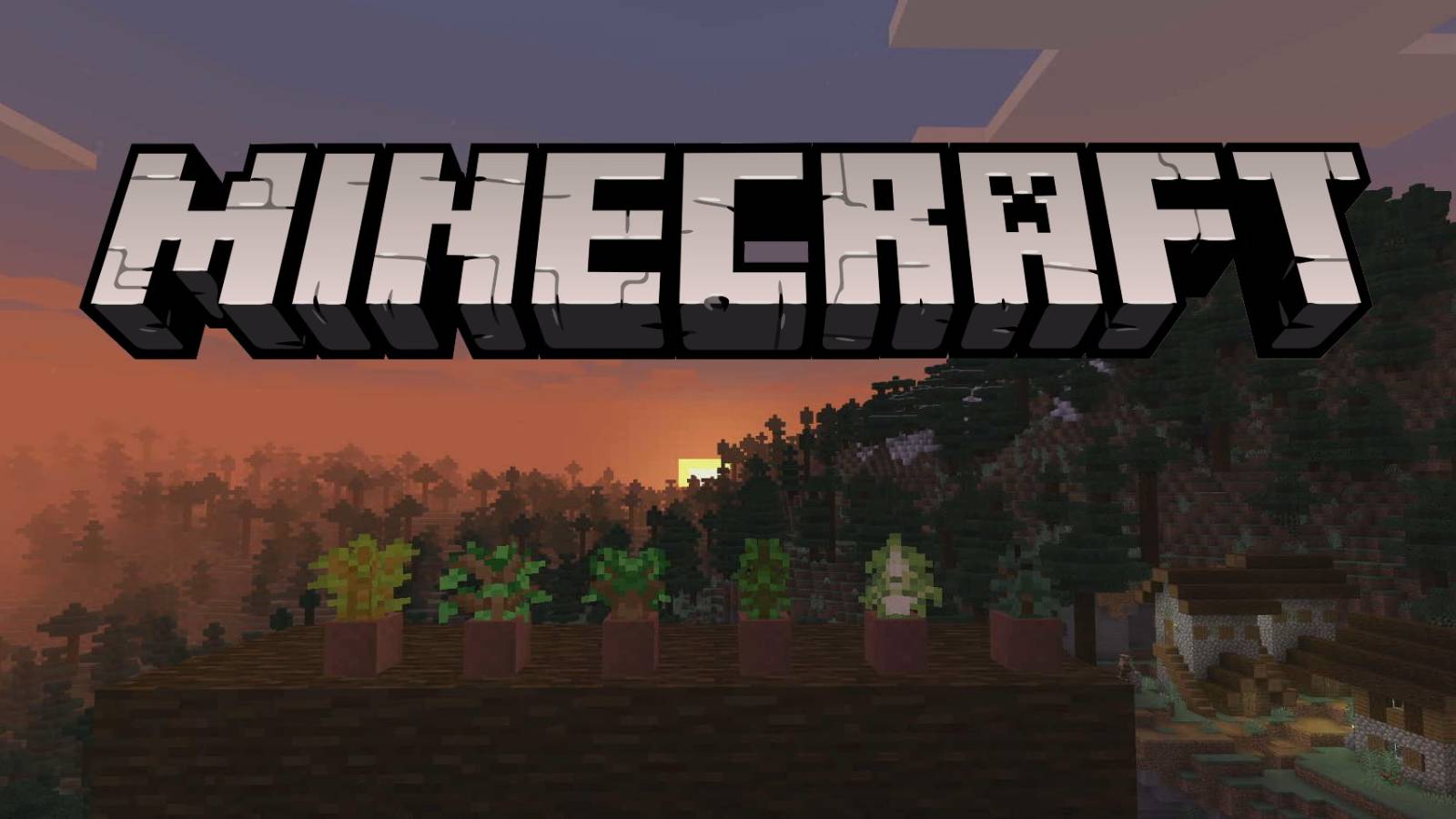 minecraft potted plant