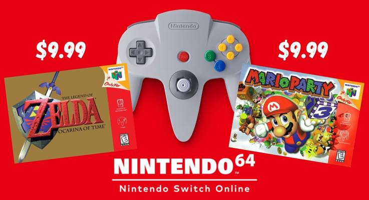 paquete de expansión 64 n64 mario zelda nintendo switch precio en línea