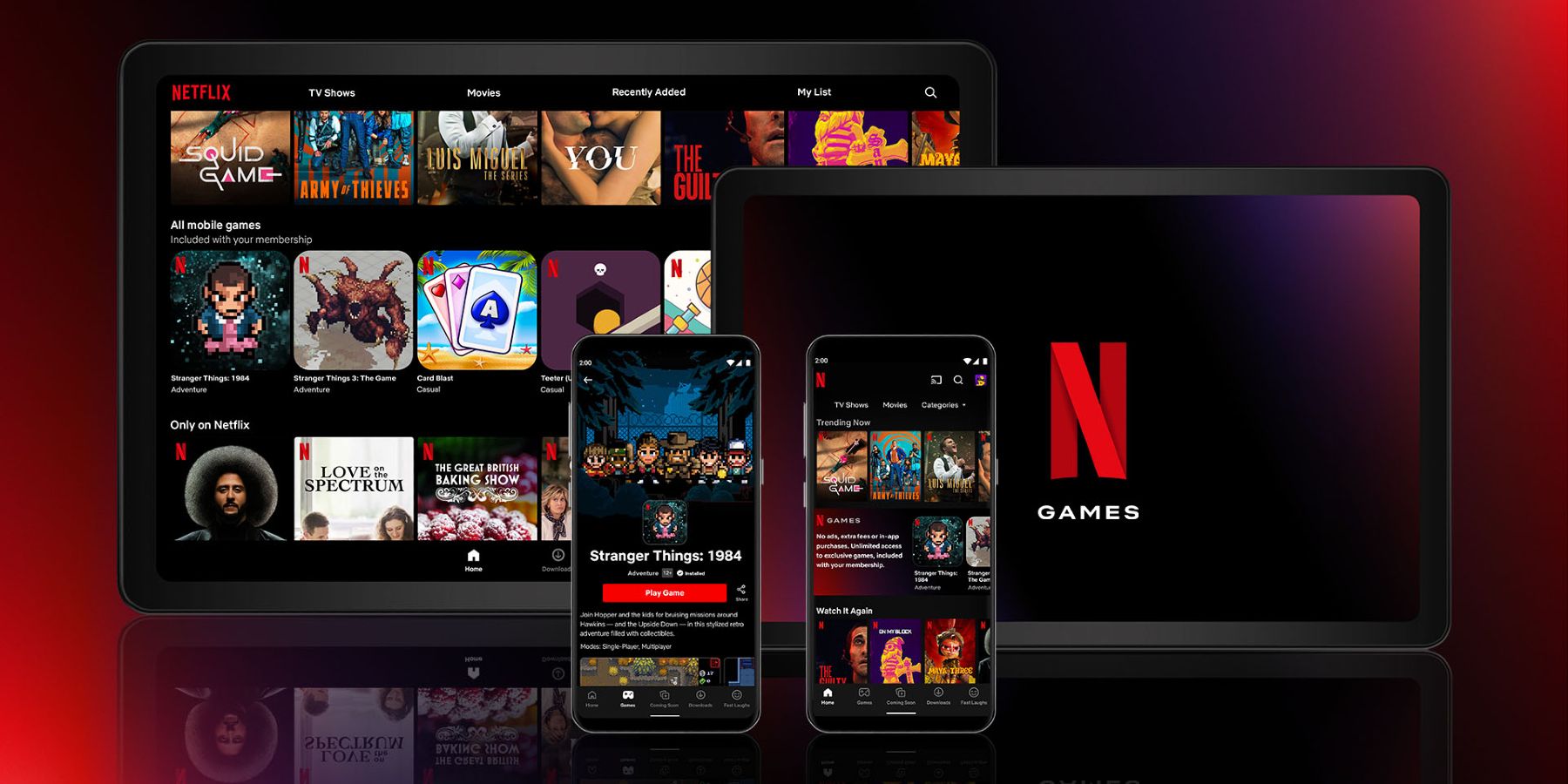 netflix mobile games