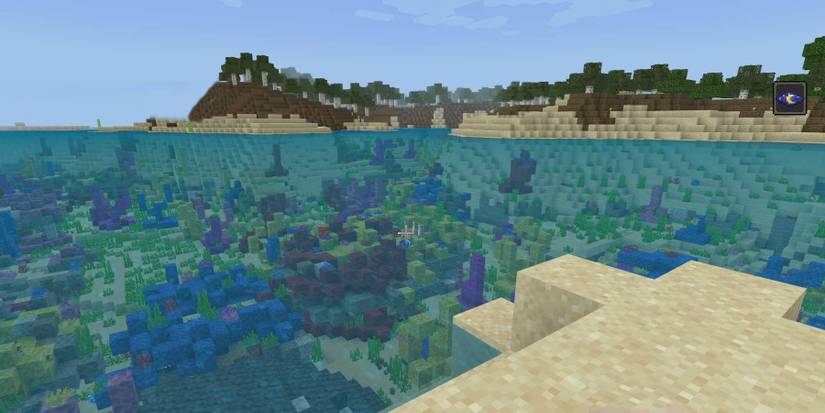 night vision underwater in minecraft