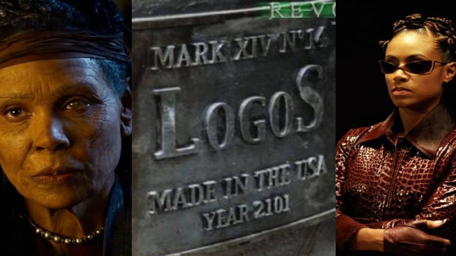 niobe title image split image Old Niobe Matrix 4 Logos plaque young Niobe