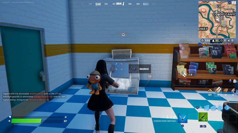 noms fortnite ice machine