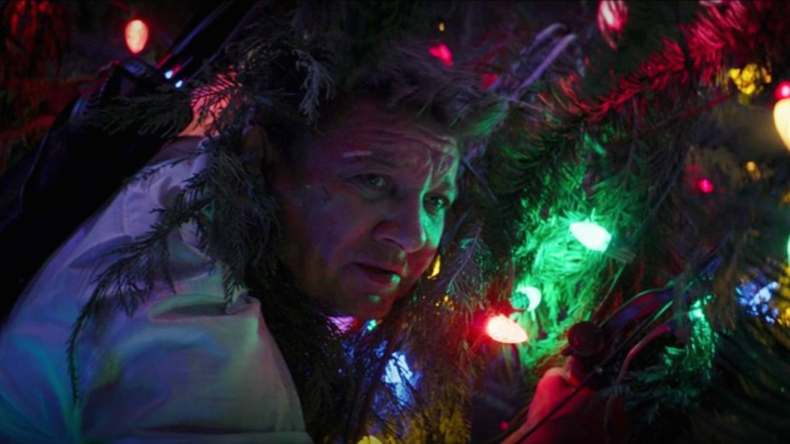 Clint Barton in Hawkeye Christmas tree