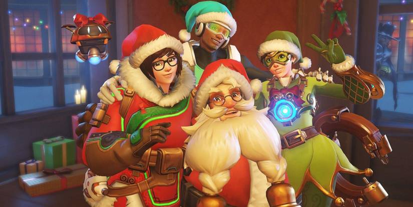 overwatch christmas skins