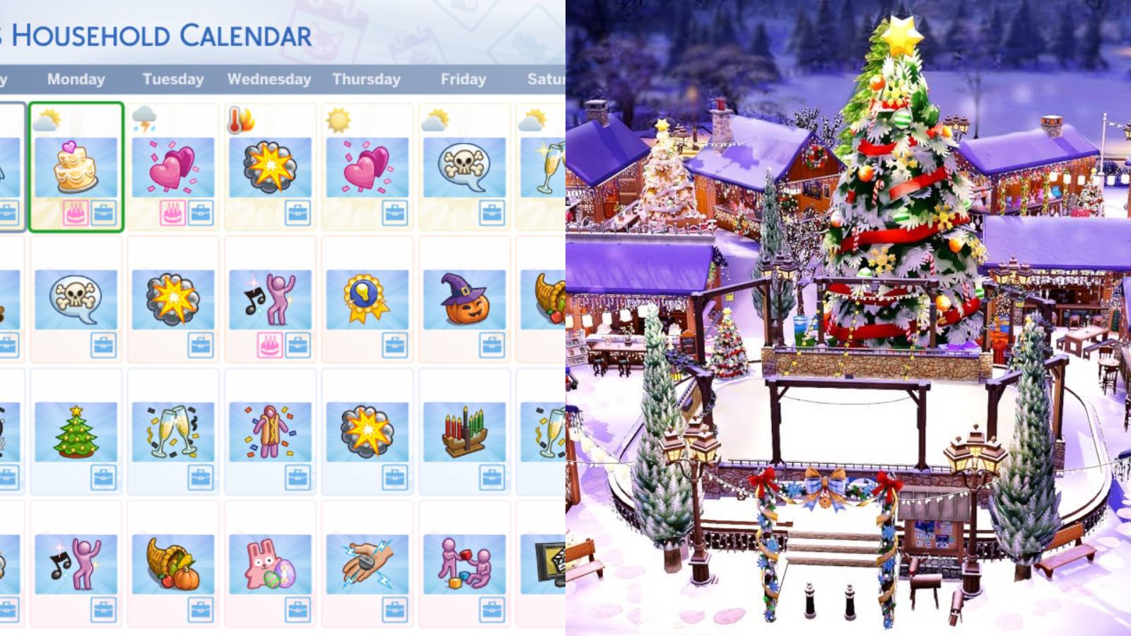 The Sims 4 how to use the calendar feature