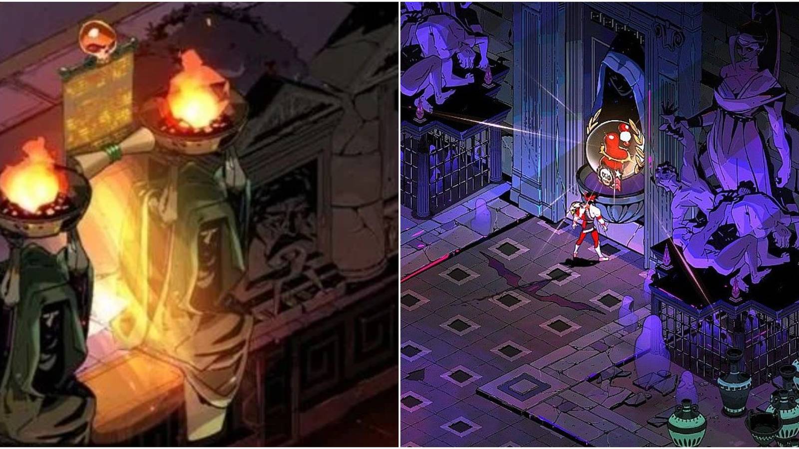 left: Pact of Punishment; right: titan's blood bounty