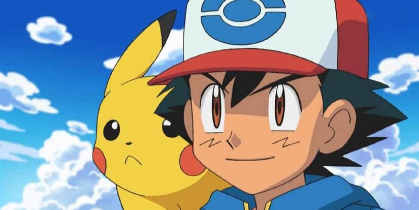 pokemon ash pikachu determined feature