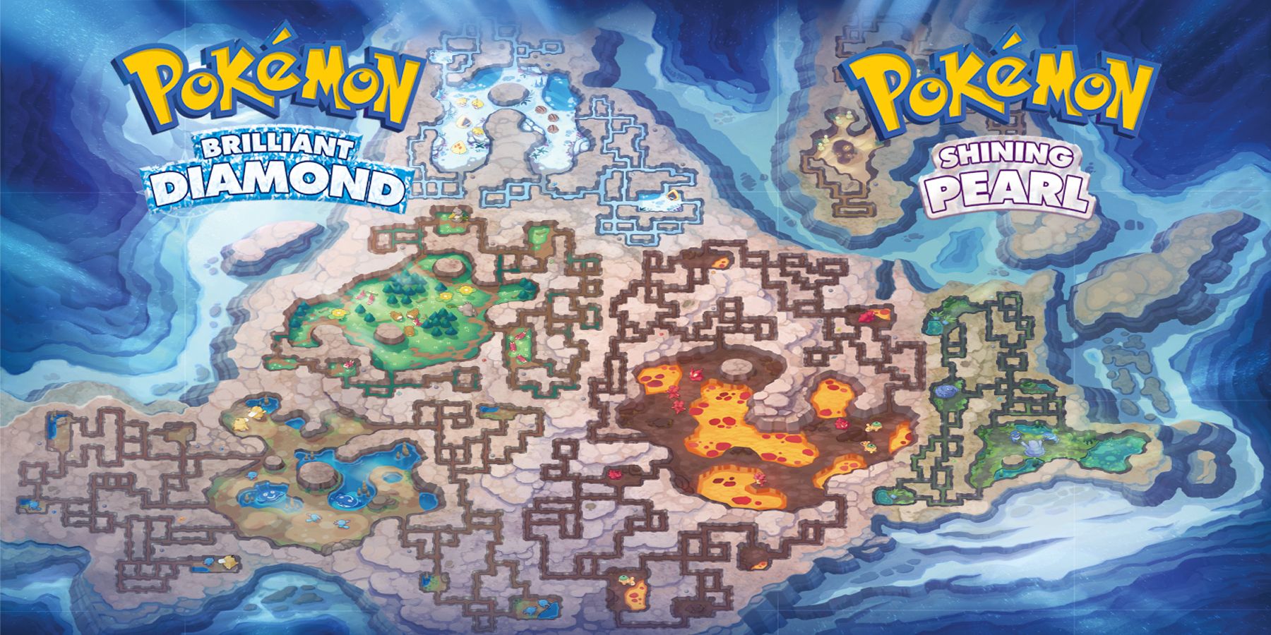 Pokémon Brilliant Diamond & Shining Pearl: The Grand Underground map and  guide