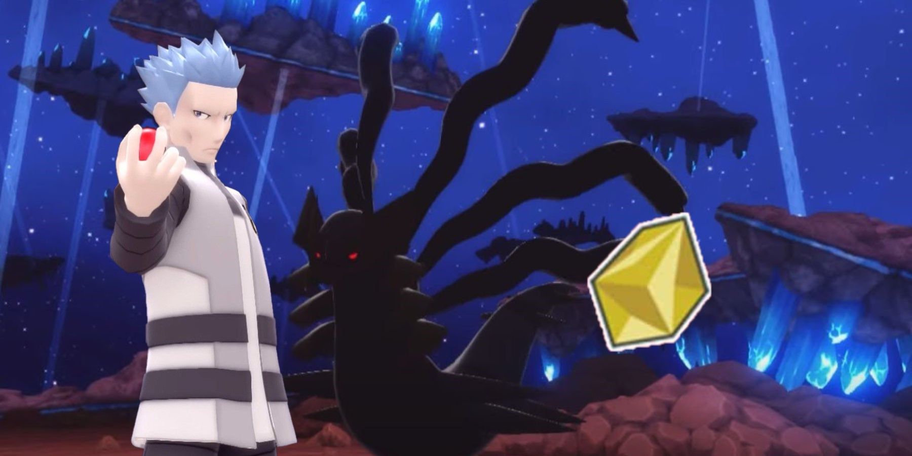 Shiny Legendary Giratina / Pokémon Brilliant Diamond and 