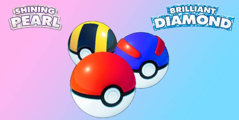 pokemon brilliant diamond shining pearl poke ball great ball ultra ball