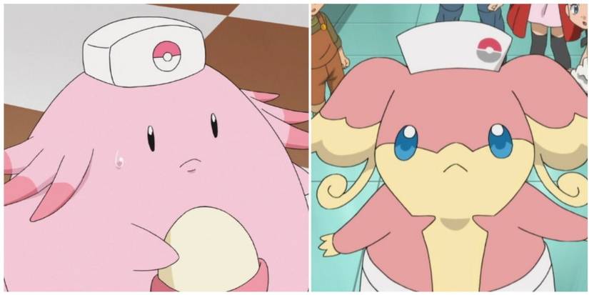 pokemon chansey and audino comparison