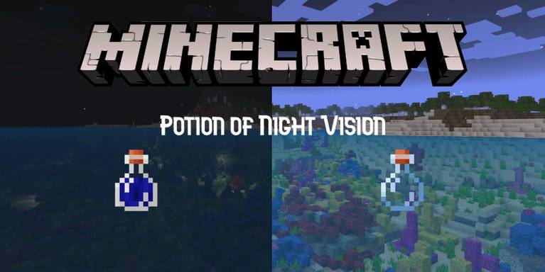 Minecraft How To Make A Night Vision Potion Minecraft How To Make A Night Vision Potion