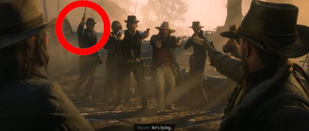 red dead redemption 2 javier gun up
