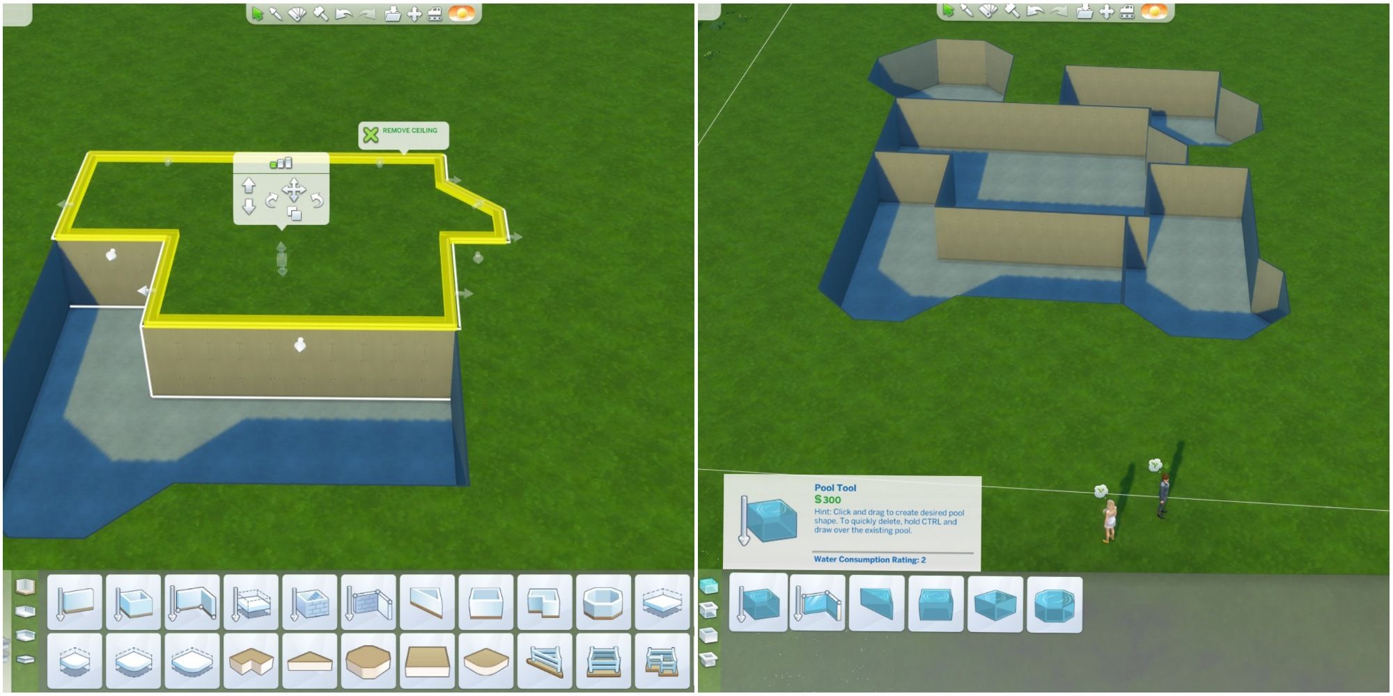 building an underwater house in the sims 4
