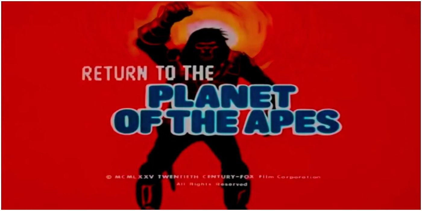 return ot the planet of the apes cartoon