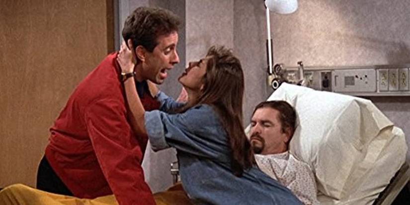 seinfeld the suicide making out over the bed