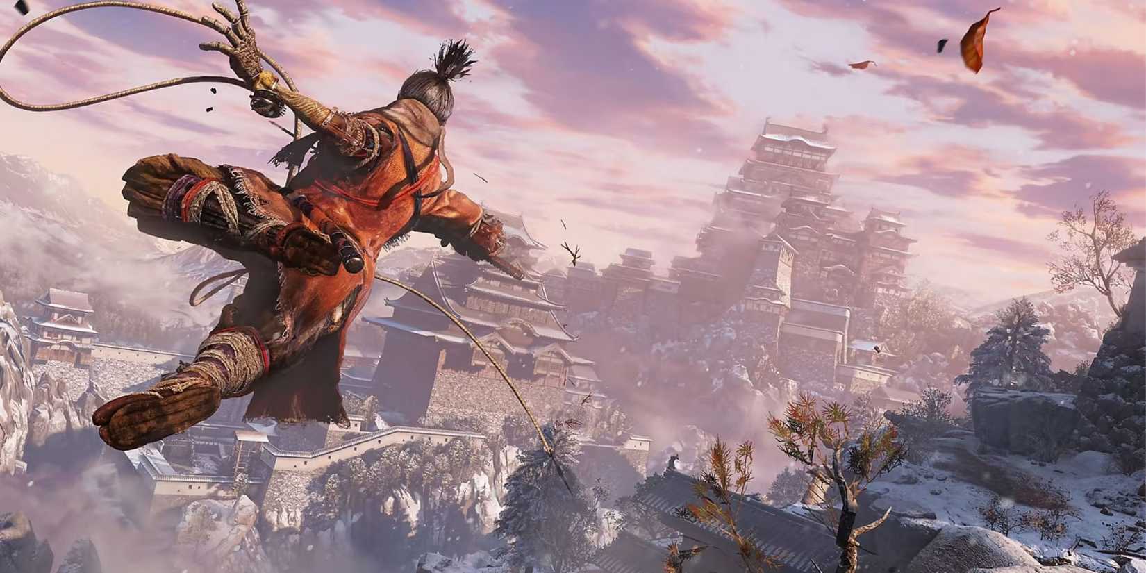 sekiro using his grappling hook