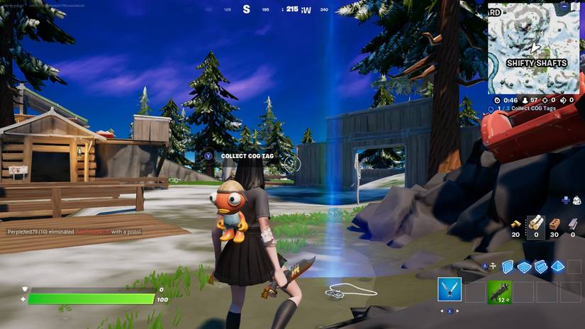 shifty shafts cog tag fortnite delta one