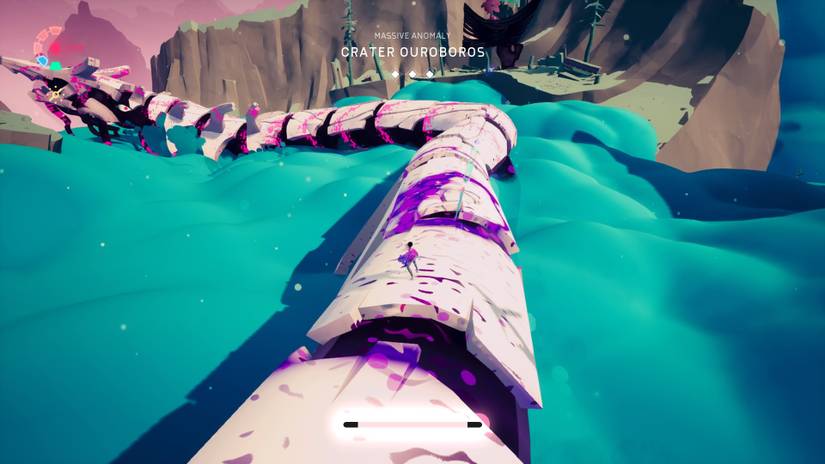 solar ash running on crater ouroboros