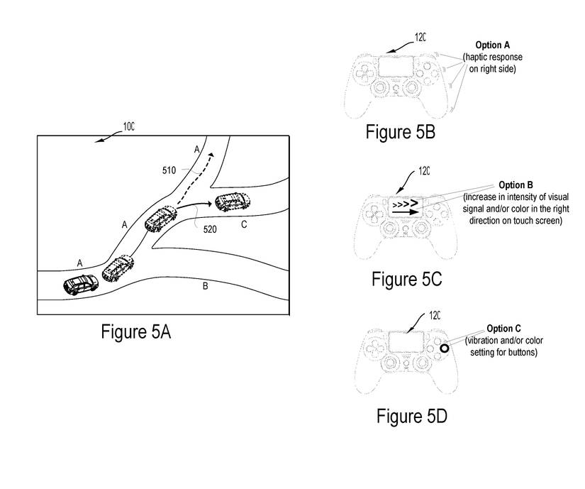 sony haptic patent figure 1