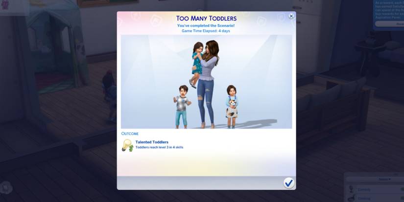 talented toddlers outcome achieved and the making money scenario is completed