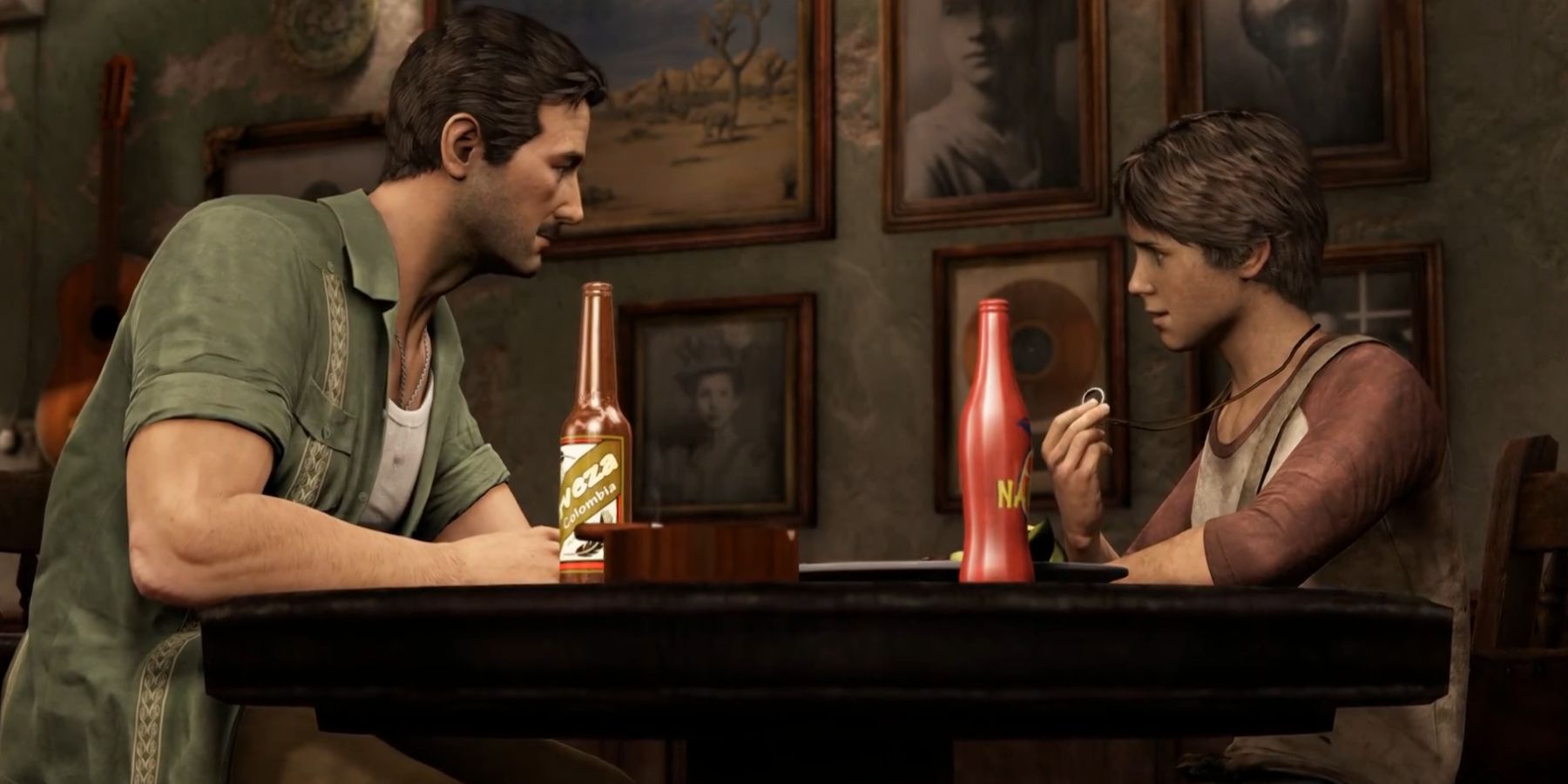 Uncharted 3 young Nathan Drake and Sully