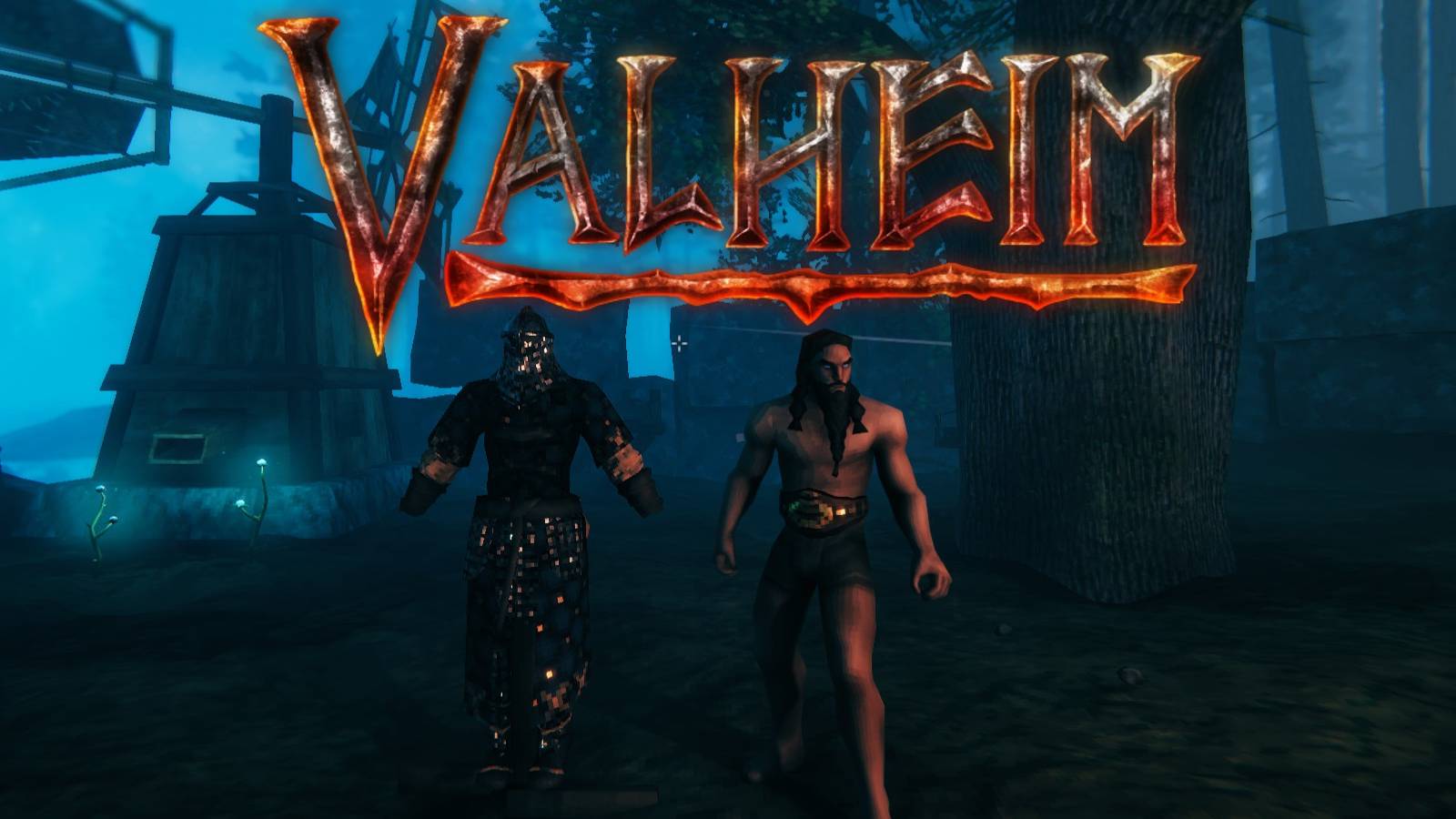 vaheim armor stand and logo