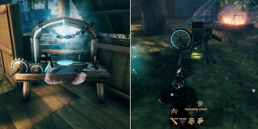 valheim artisan table and spinning wheel
