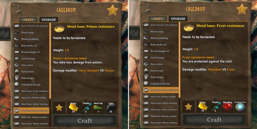 valheim poison and frost resistance
