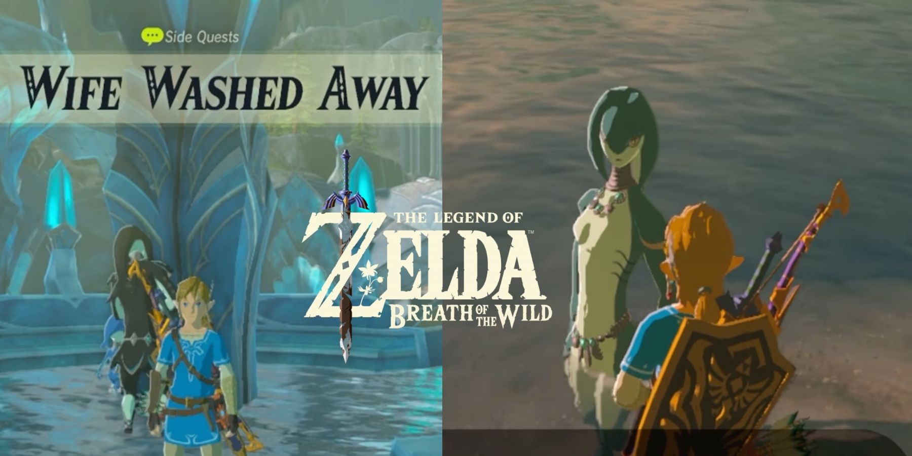 Zelda: Breath of the Wild - A Wife Washed Away Quest Guide Flipboard.