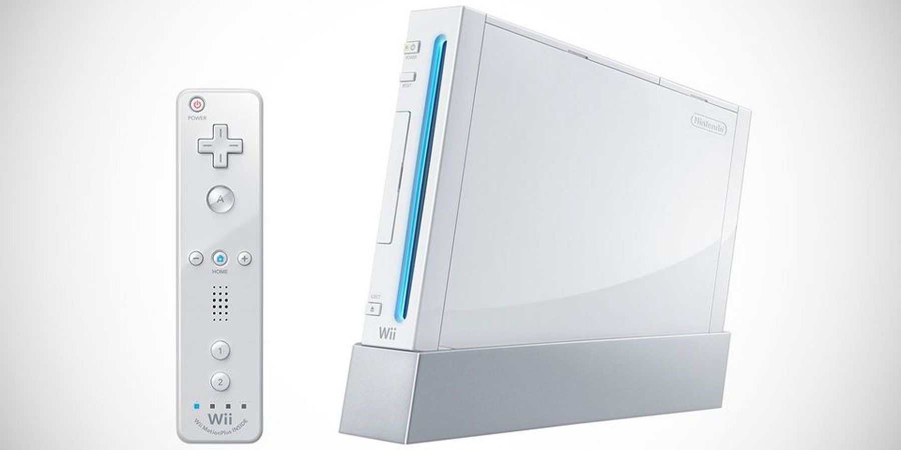 White store wii console