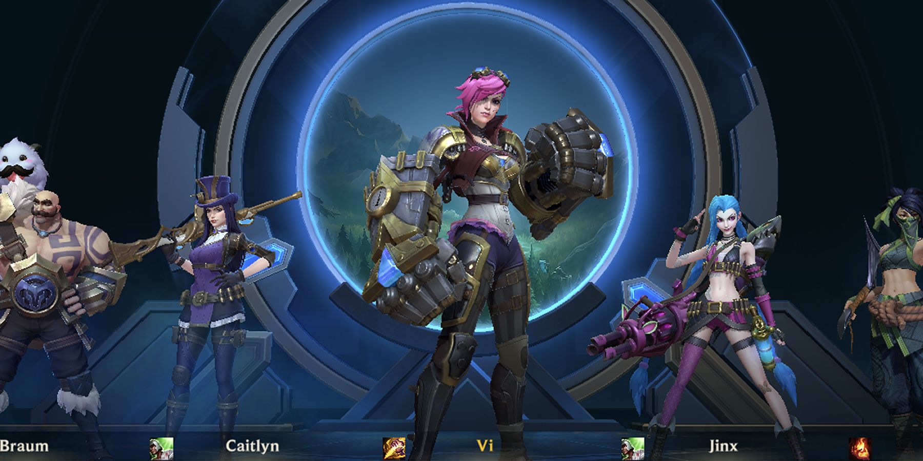 Arcane Jinx and Vi In-Game Skin Models in Wild Rift Leaked by