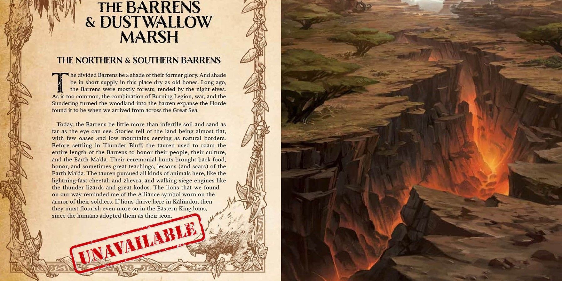 wow exploring azeroth kalimdor book excerpt pulled publication