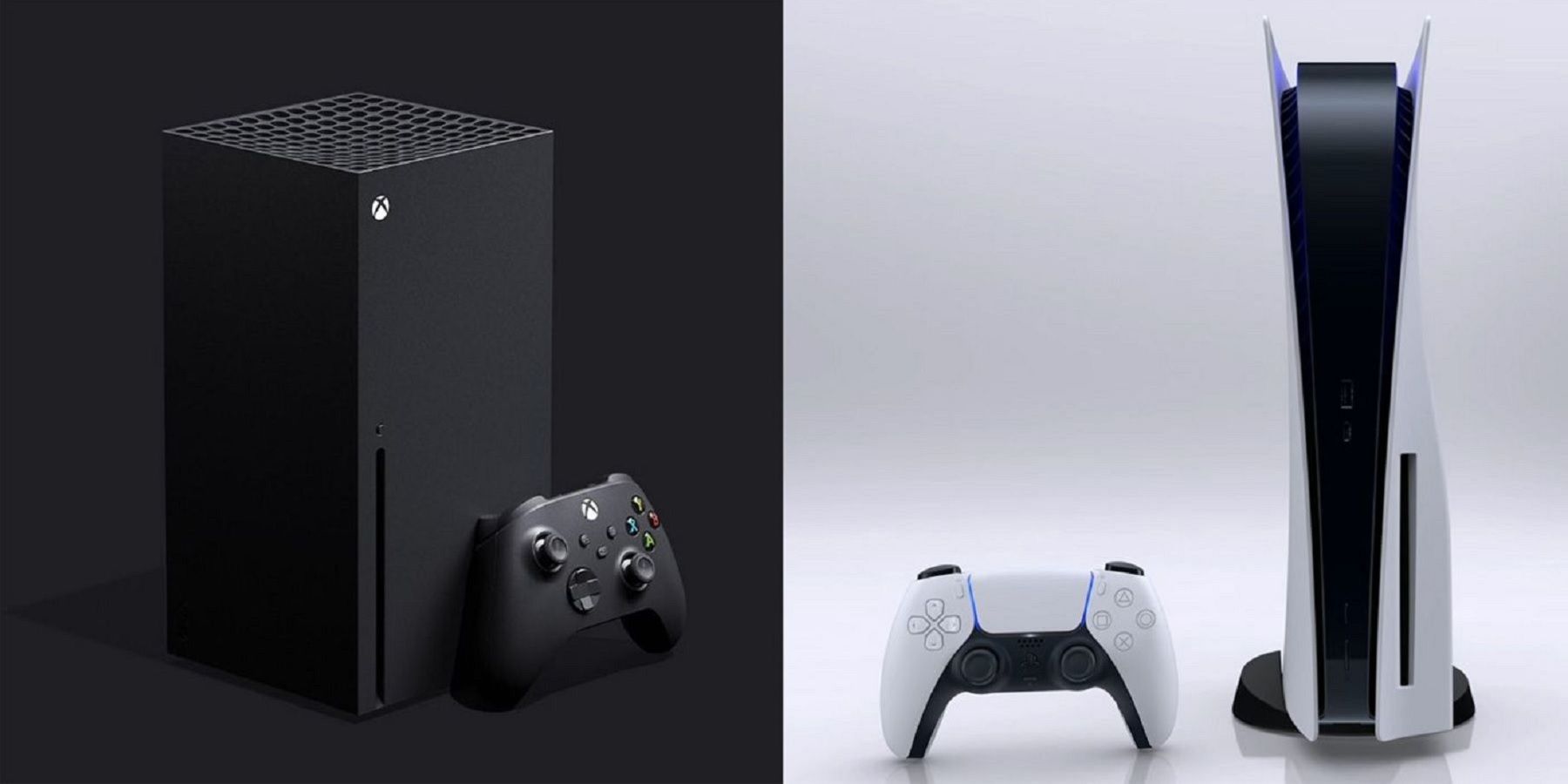 xbox series x and ps5 consoles