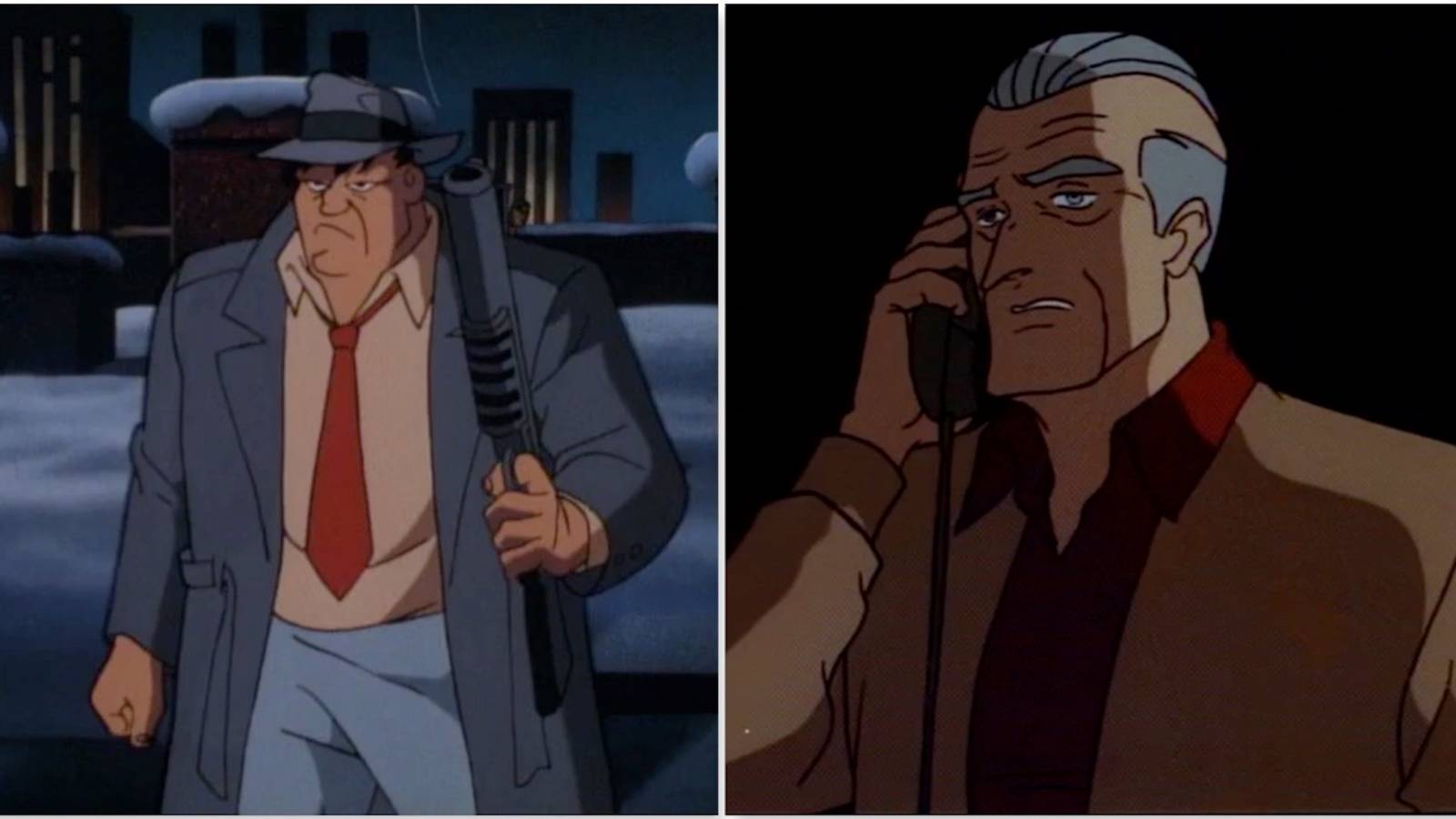 Bullock and Simon from Batman: The Animated Series 