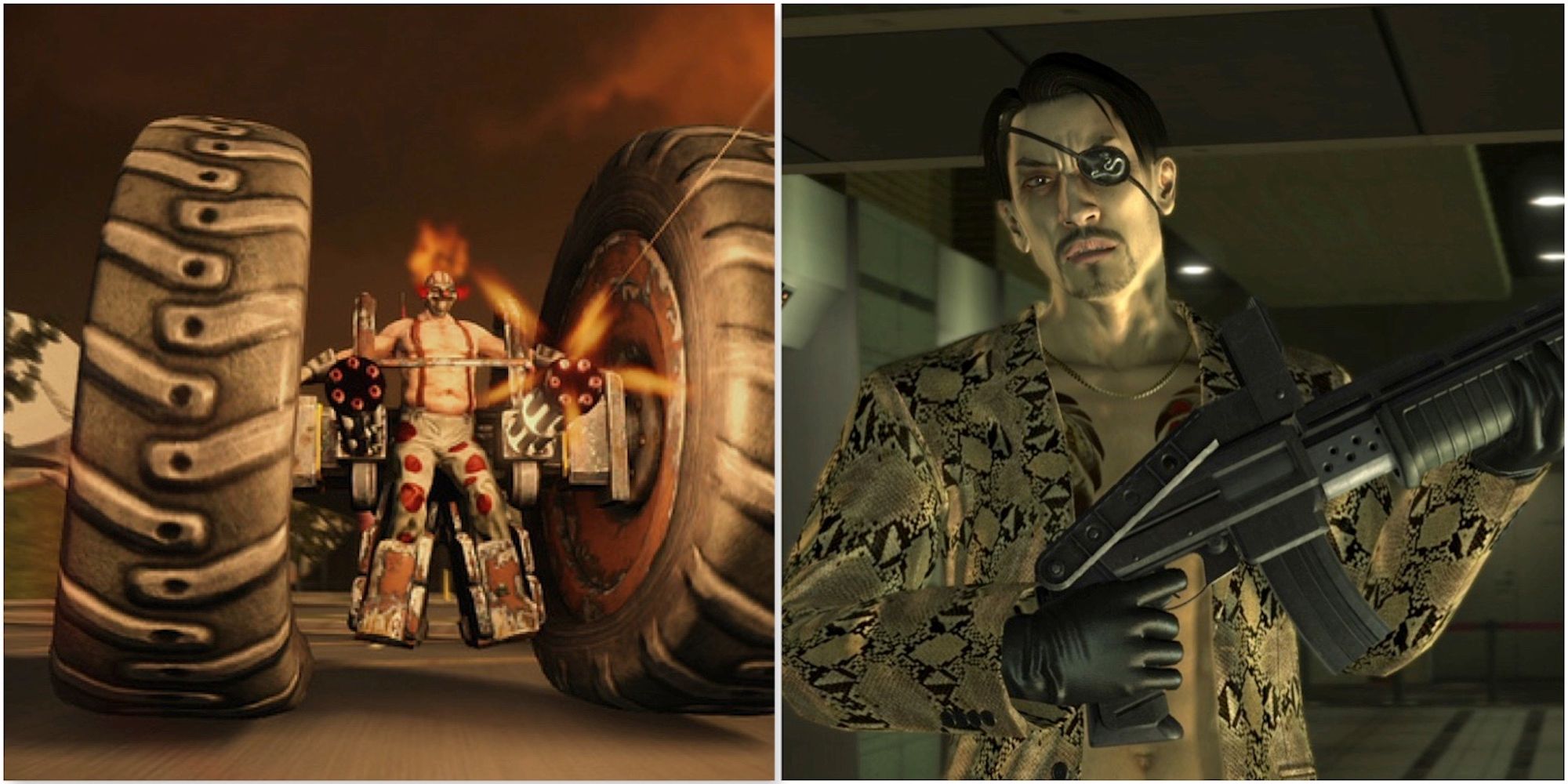 Sweet Tooth from Twisted Metal and Goro from Yakuza Dead Souls